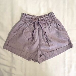 Purple summer shorts